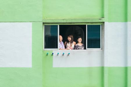  reminiscing the older times living at his old flat in Rochor Centre