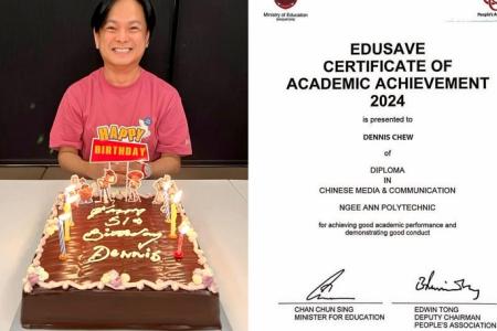 DJ Dennis Chew awarded Certificate of Academic Achievement 