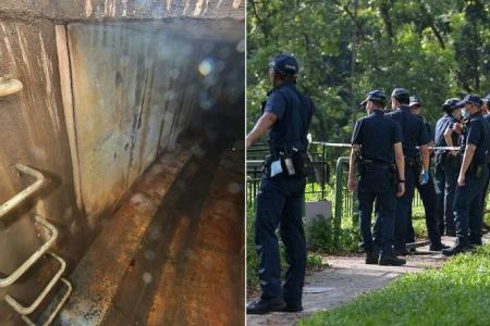 Police trying to identify man reportedly seen in covered drain in Hillview