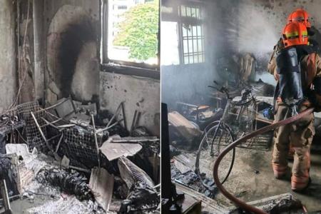 Fire in HDB flat near Tiong Bahru likely due to electrical fault 