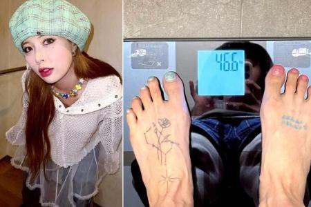 K-pop star Hyuna reveals amid comments about her skinniness