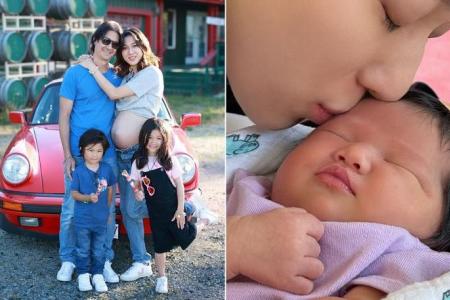 Actress Linda Chung gives birth to third child, a girl named Anika Linda