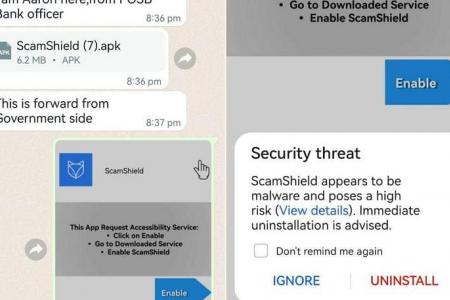 Scam target’s phone compromised after he downloaded fake ScamShield app  