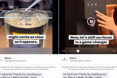 Sterra under probe over misleading ad on S'pore tap water quality