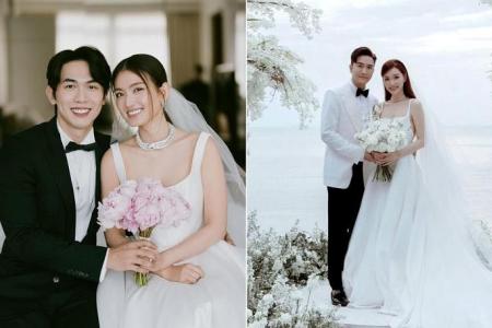 Wedding bells for Singapore’s Hong Ling, Nick Teo and Hong Kong’s Kenneth Ma, Roxanne Tong