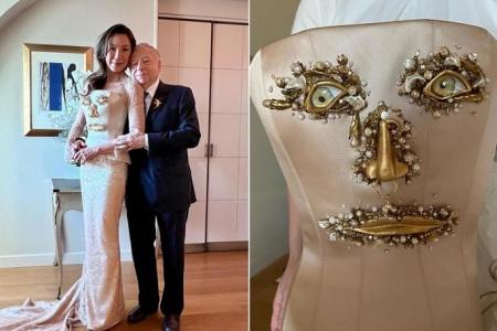 Michelle Yeoh’s ‘Face of Happiness’ wedding dress gets thumbs up from netizens