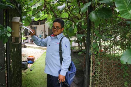 Mr Salleh, the Postman of Pulau Ubin.