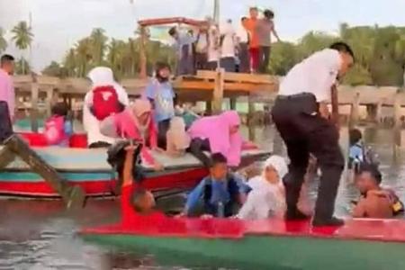 Teachers rescue students after jetty collapses in Sabah