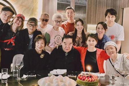 HK actor Kent Cheng celebrates 73rd birthday
