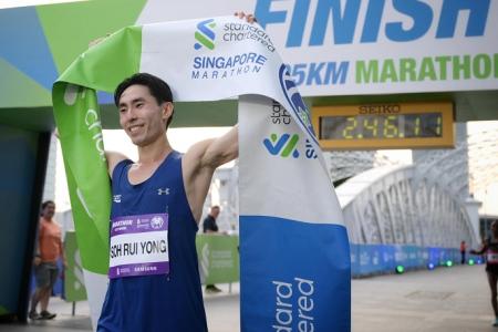 Soh Rui Yong wins fifth StanChart Singapore Marathon national title