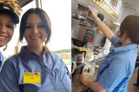 Singer Lana Del Rey spotted waitressing at fast-food restaurant in US state Alabama