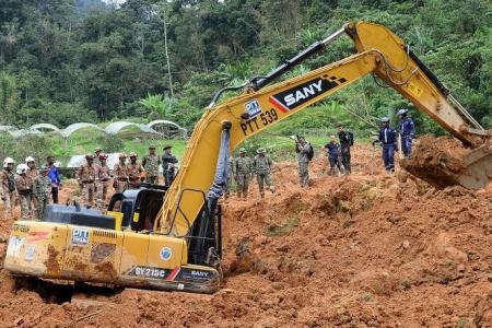 Villagers on edge after landslide off Genting 