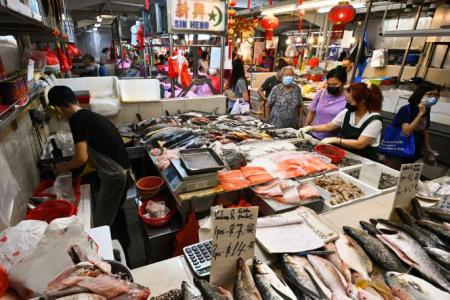 Prices of popular fish double at wet markets ahead of CNY; pomfret going for as high as $100 a kg