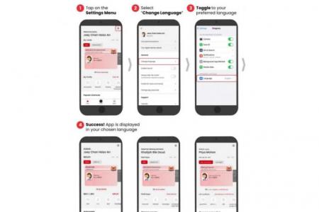 Singpass app available in four official languages, to carry digital driving licence