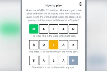 Meet Word-leh, the Singlish version of hit game Wordle