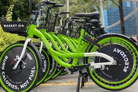 Anywheel to deploy shared bicycles in Ang Mo Kio, Pasir Ris, Punggol and Tampines