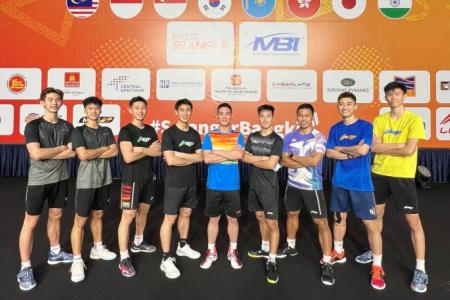 Singapore men lose 3-2 to Indonesia in Asia team badminton semis