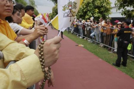 Pope Francis arrives in Singapore for 3-day state visit