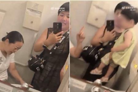 Video of women scolding toddler inside a plane toilet goes viral