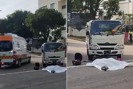 Motorcyclist, 25, killed in accident with lorry in Tuas; driver arrested 