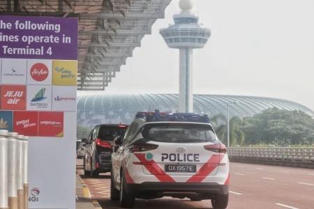 Fighter jets escort SIA plane to Changi Airport, man arrested for allegedly making bomb threat