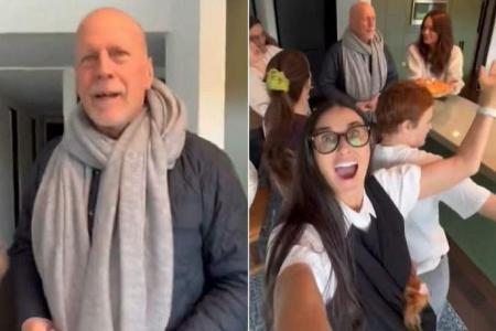 Bruce Willis celebrates 68th birthday with family