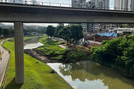 Man sustained minor injuries after landslide at Clementi park connector