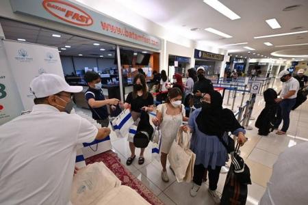 First day of Singapore-Desaru ferry service sees healthy crowds of families