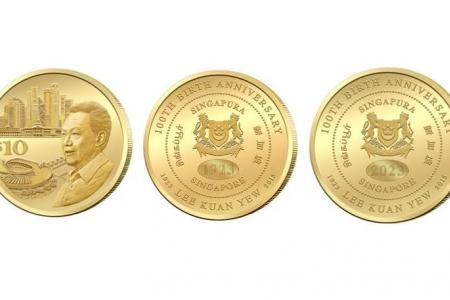 Commemorative LKY100 coins can be collected from Sept 4
