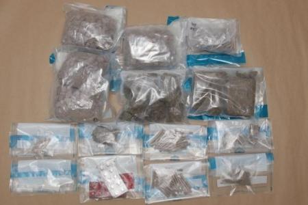 Man with knife among 54 arrested in 6-day anti-drug sweep