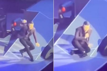 ‘God of Songs’ Jacky Cheung falls while performing in Malaysia 