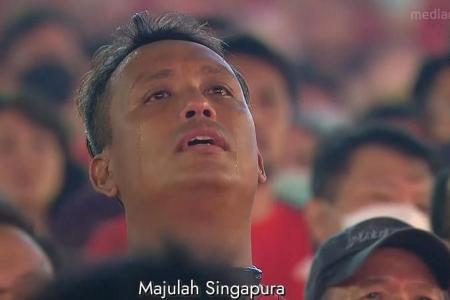 'It really hit home': Man caught on camera crying during National Anthem