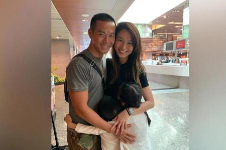 Qi Yuwu, kids send Joanne Peh off as she heads to Canberra for filming