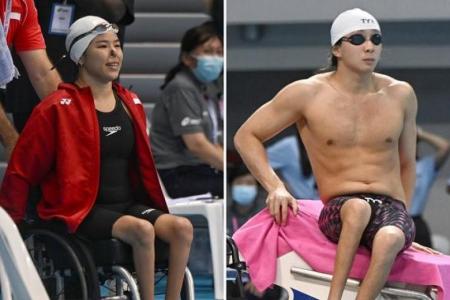 Swimmers Yip Pin Xiu, Toh Wei Soong pick up top accolades at Singapore Disability Sports Awards
