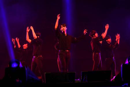 VIXX performing at their Shangri-La concert held at ZEPP @ Big Box, Jurong East