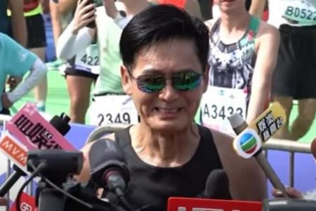 Chow Yun Fat, 68, dissatisfied with half-marathon timing