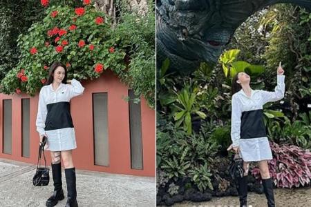 Taiwanese actress Joe Chen visits Gardens by the Bay