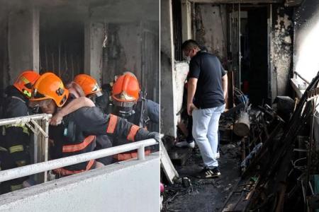 Bedok North fire that killed three likely caused by cigarette left on cardboard boxes 