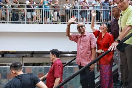 From Jurong to Tampines: President-elect Tharman thanks voters after landslide win