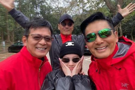 Avid runner Chow Yun Fat did not take a break on CNY