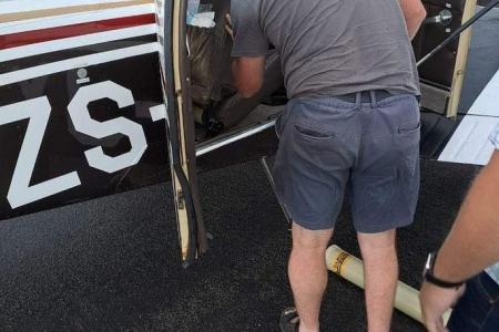 South African pilot makes emergency landing after discovery of deadly cobra  