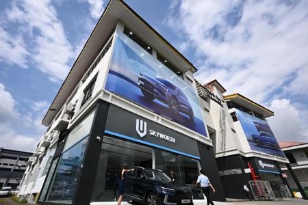 Chinese EV brand Skyworth starts selling cars in S'pore at Ubi showroom 