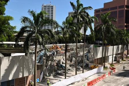 Tanjong Pagar structure collapse: Worker killed was walking on path outside worksite