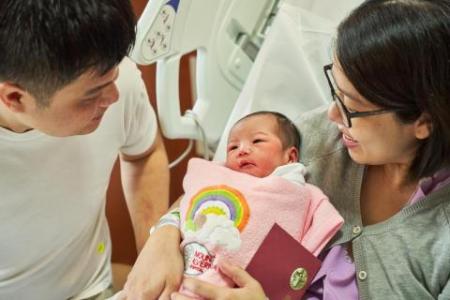 3 couples in Singapore welcome New Year babies at the stroke of midnight