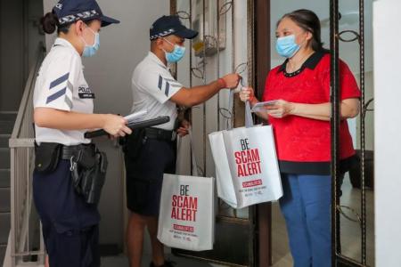 Police visit residents to help educate them about dangers of scams