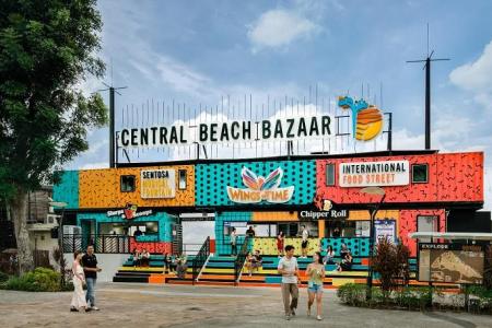 New attraction Central Beach Bazaar opens at Sentosa, as visitor numbers rise