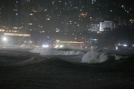 Typhoon Hinnamnor hits South Korea causing power outages, flooded streets