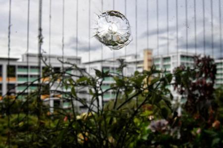 'My flat was shot at with 3cm metal ball bearings,' says Yishun resident; police investigating more cases