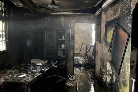 3 children taken to hospital after fire in Sembawang flat