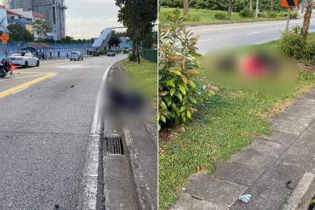 Pedestrian killed after accident with Traffic Police motorcycle near Tai Seng